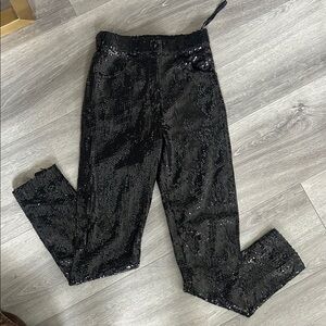 JEANETTE For ST. MARTIN SPORT Fred Hayman Beverly Hills Sequin Pants 4